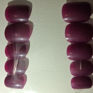 Purple Press-on Nails